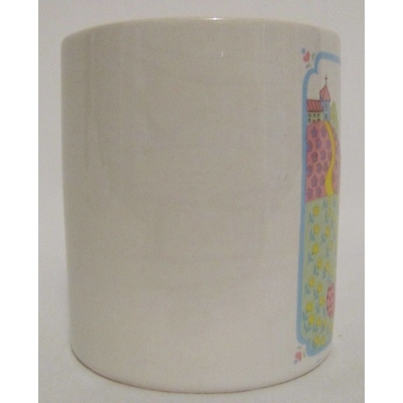 Happy Pastel Church Girl Bunny Bunnies Rabbit Easter Spring Coffee Cup Mug Japan - Picture 4 of 10